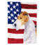 2 côtés en polyester de 2 côtés american drapeau de jardin-1288238486