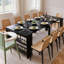 Table de salle à manger pliable extensible 20-118 "avec ports de charge USB et tablettes de rangement latérales-1011682553