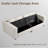 87" Modern Square Arm Upholstered Sofa with Hidden Storage Space-1644036234