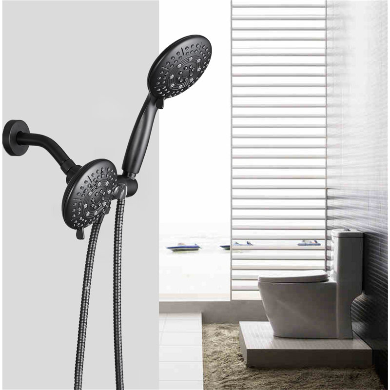 Double douche, Noir mat