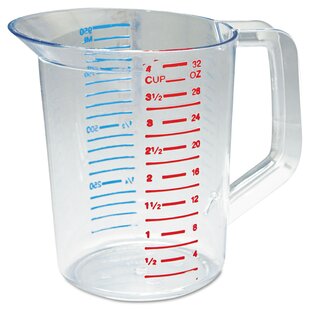 Rubbermaid Mixermate Pitcher - 1 QT, Plastic Containers