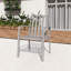 Ensemble de 4 chaises d'extérieur modernes en aluminium
