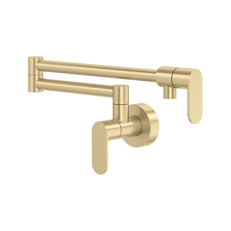 Arca Pot Filler, Satin Brass US4
