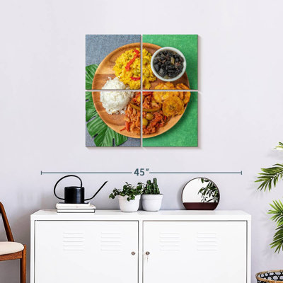 Assiette de nourriture cubaine Yarlin