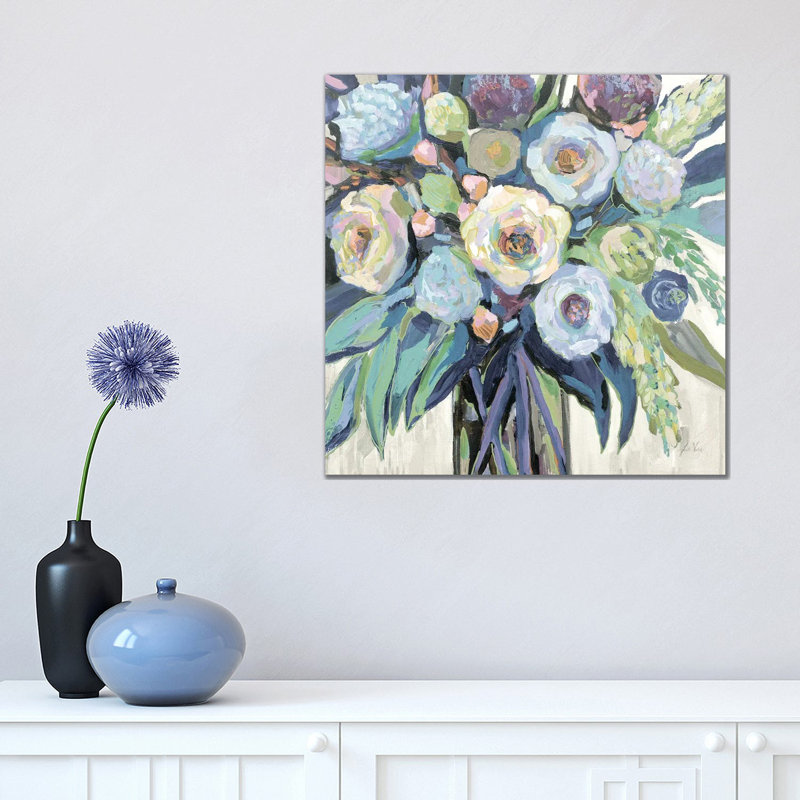 Nighttime Neutral by Jeanette Vertentes - Painting on Canvas, 45.72 cm H x 45.72 cm W x 3.175 cm D, Wrapped Canvas