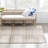 Cay Plaid Flatweave Recycled P.E.T. Indoor/Outdoor Area Rug in Taupe/Beige-1934060254