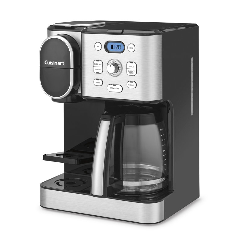 Coffee Center 2-IN-1 Coffeemaker, Silver