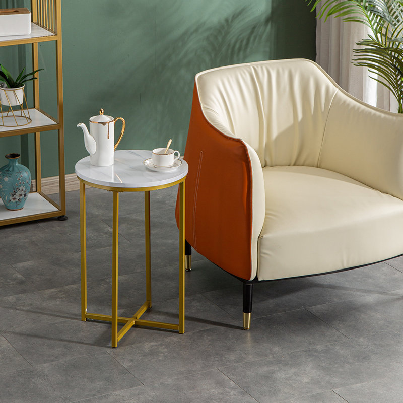 Table de bout Beauden, Blanc