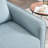 28.7" Wide Contemporary Upholstered 360° Swivel Accent Chair with Support Pillow-1010763112