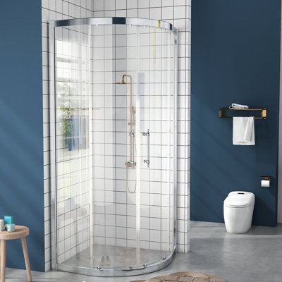 56"W X 75" H Sliding Framed Shower Door