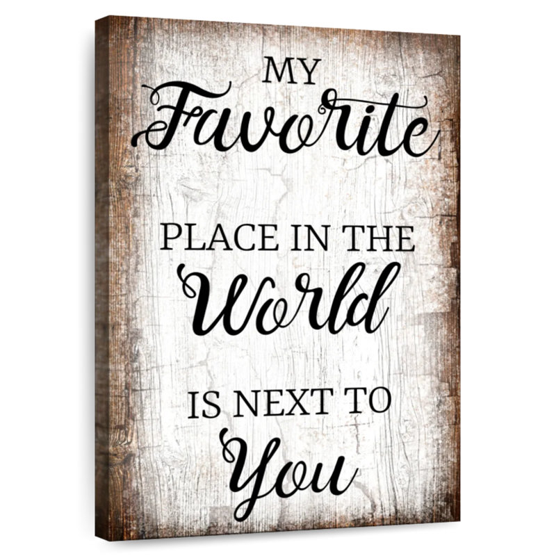 Plaque murale Kema My Favorite Place Couples, H 51 po x l 34 po