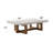 Keven Faux Concrete Top Rectangular Coffee Table