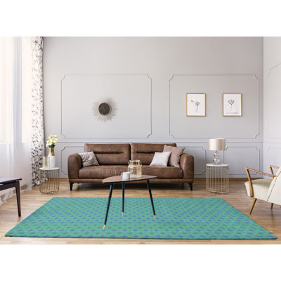 Chenille Floral Indoor Rug