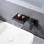 Robinet de lavabo de salle de bain mural à poignée simple avec valve brute-119210078