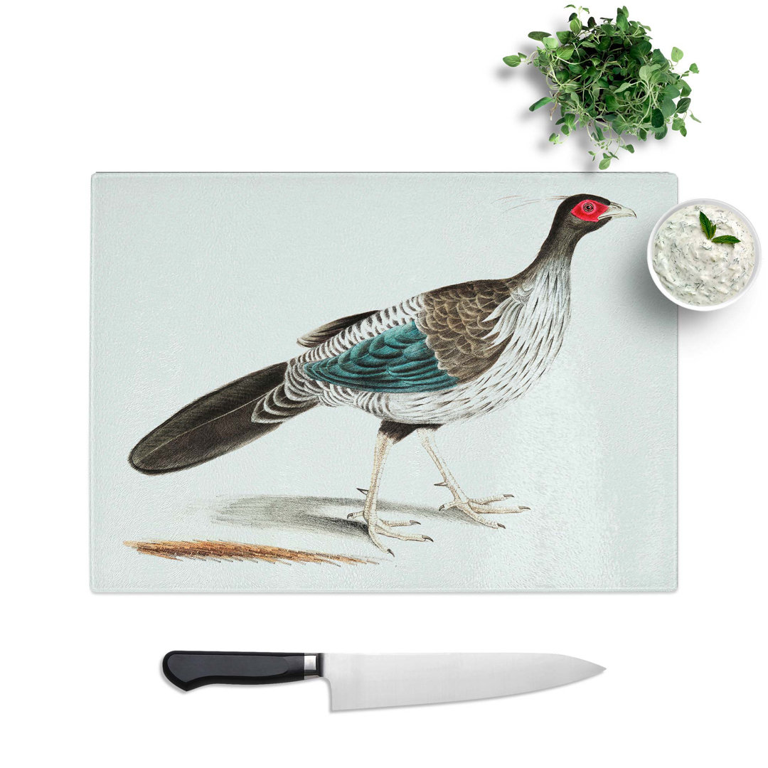 Glass Lineated Pheasant by John Edward Gray Chopping Board