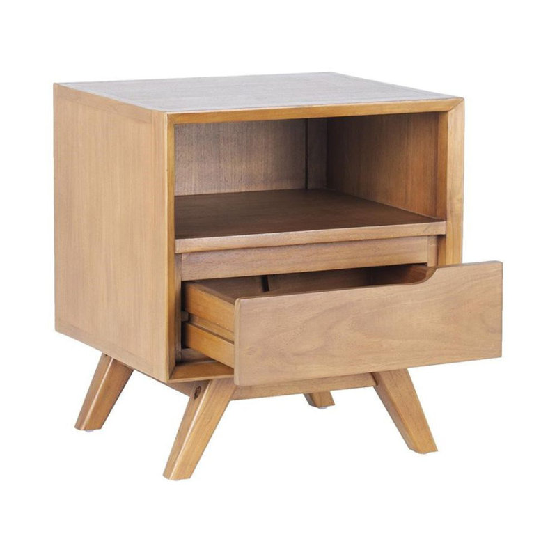Clerkin Solid Wood End Table