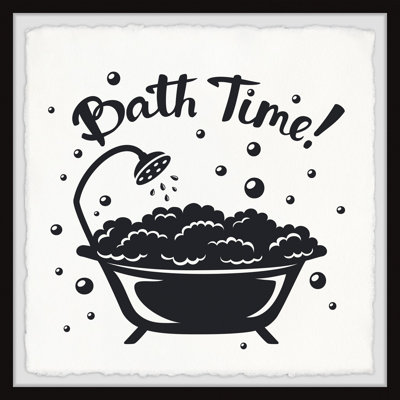 Time To Bath - Single Picture Frame Print