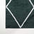 Bertrice Minimalist Diamond Trellis Green/White Rug-848367004