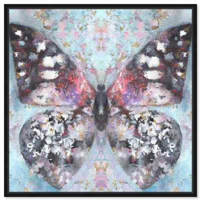 Art mural coloré papillon brillant par Art Remedy