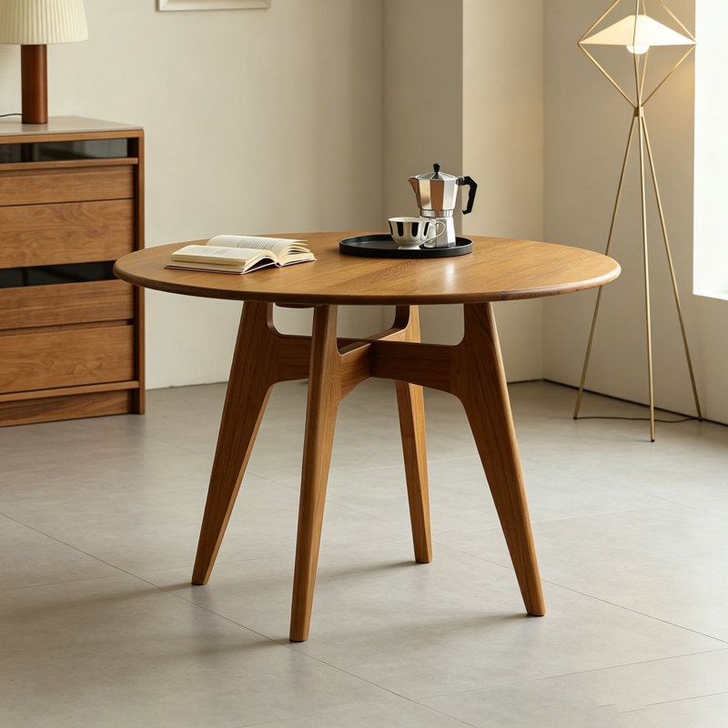 Table de salle à manger Wabi-Sabi, 29.5" H x 47.2" W x 47.2" D