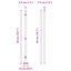Vidaxl Fence Posts With Base Plates 26 Pcs Diameter32mm Galvanised Steel-114618957-114618962