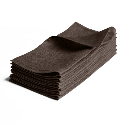 100% Pure Linen Cocktail Napkins - Athena