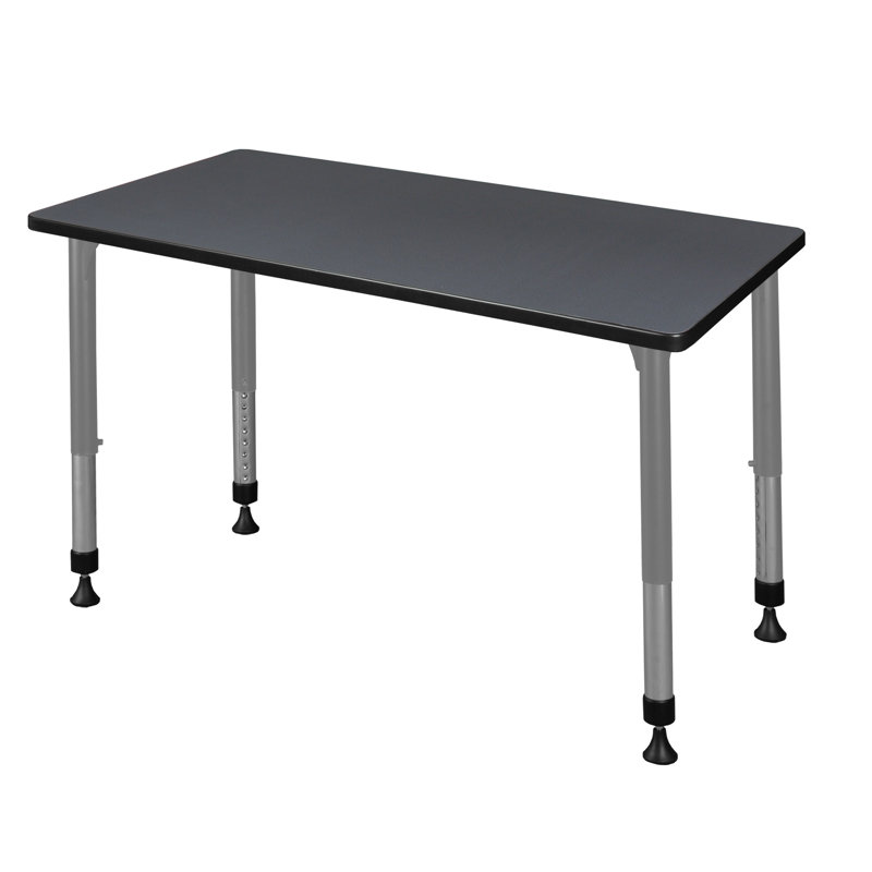 Kee Height Adjustable Training Table, Gray