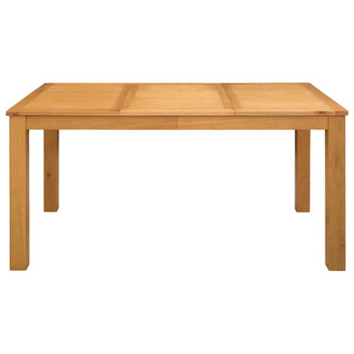 Dining Table with Wood Base