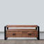 Table basse avec rangement de style traîneau