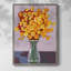 «Daisy Bouquet I», reproduction encadrée - bois massif-139456855