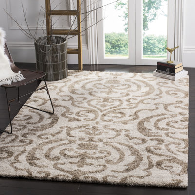 Tapis brun / beige Ellyona