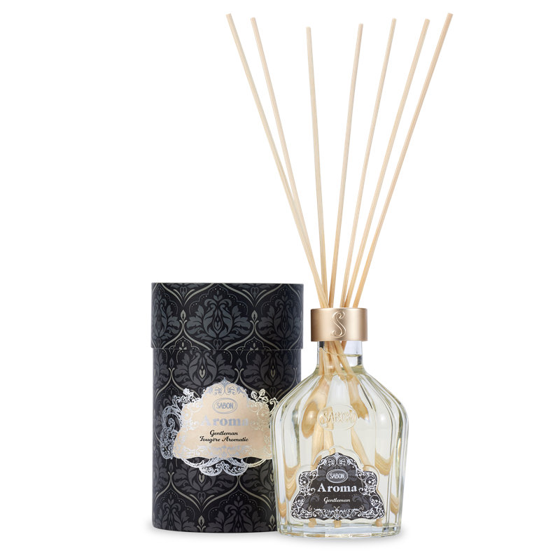 Diffuseur à roseaux AROMA 245 ml, Gentleman, Patchouli d'agrumes, H 5,12 po x l 2,76 po x P 2,76 po