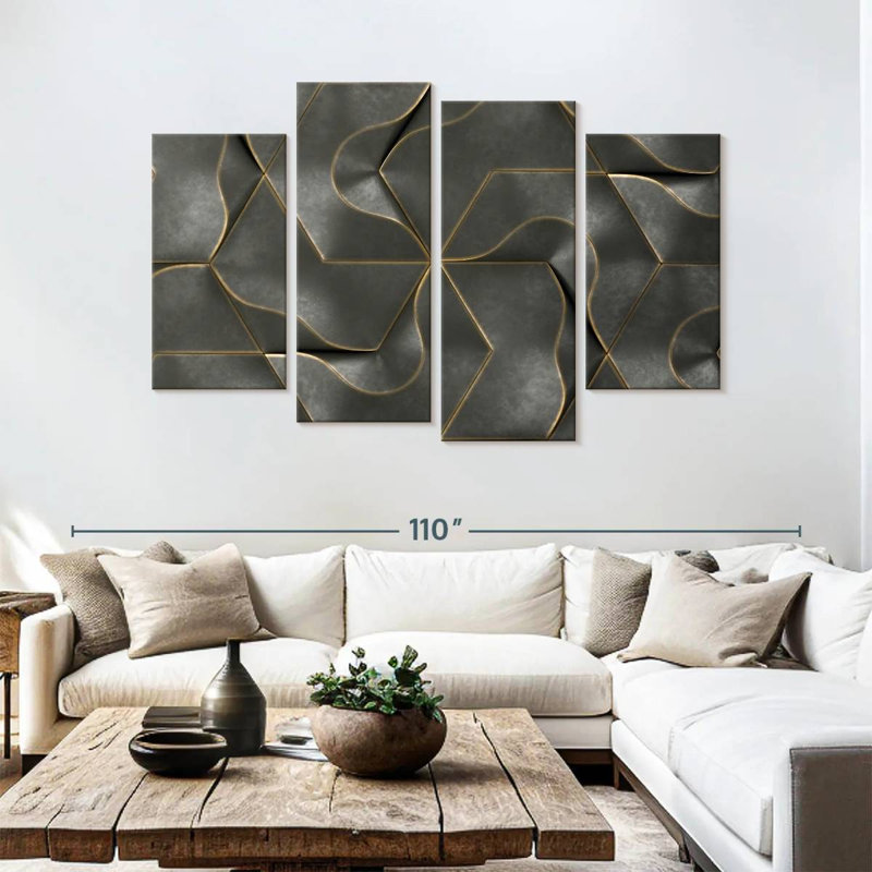 Avery Deluxe Abstract, 54" H x 84" W