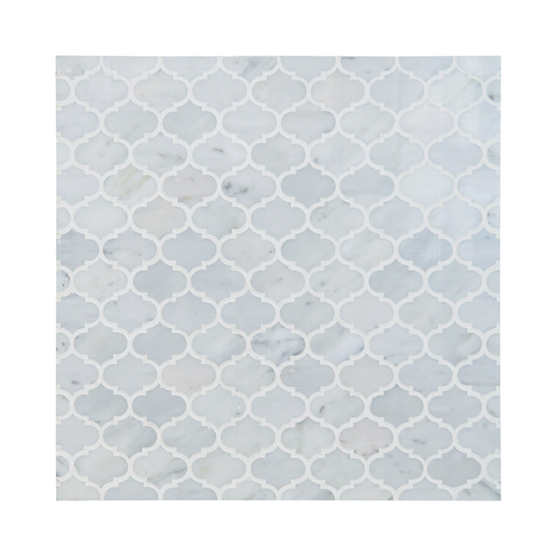 Carreau de mosaïque en marbre 12 po x 12 po