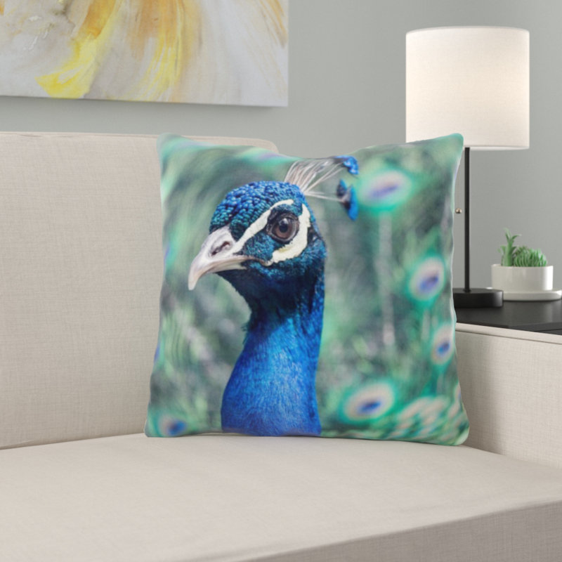 Coussin peacock