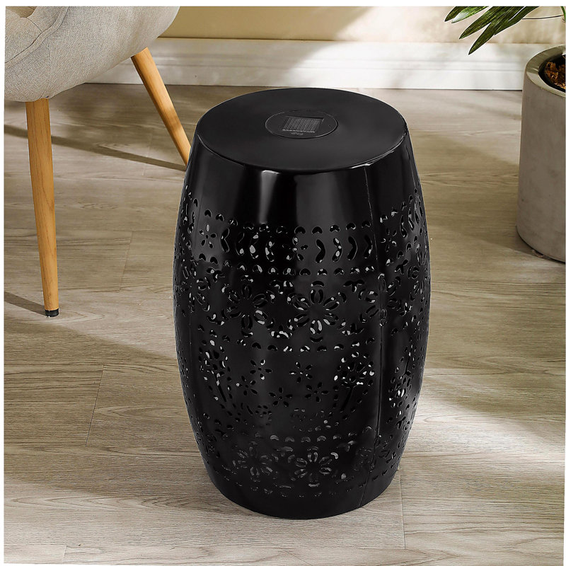 Table d'appoint SOLAR, couleur noire, Noir