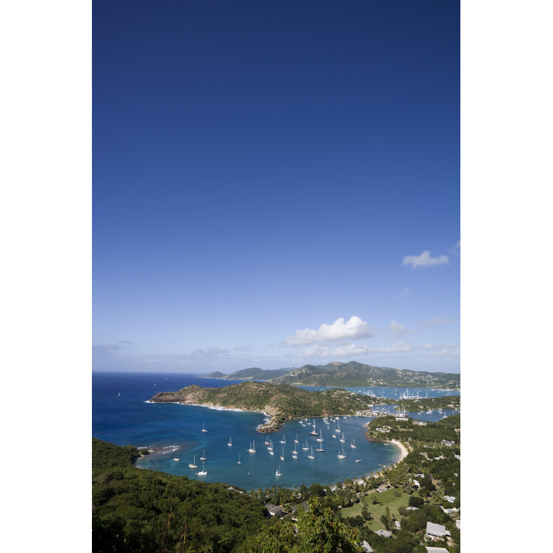 English Harbour From Shirley Heights - Wrapped Canvas Print, 76cm H x 51cm W x 3.8cm D