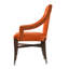 Chaise d'appoint en velours 24 po