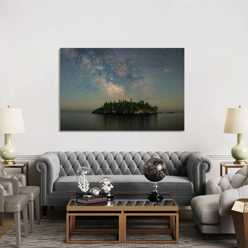 Cosmic Silence - reproduction d'art murale - toile tendue, H 40 po x l 60 po, Toile tendue, Ne s’applique pas