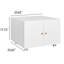 Support pour bureau blanc 2 portes-937095212