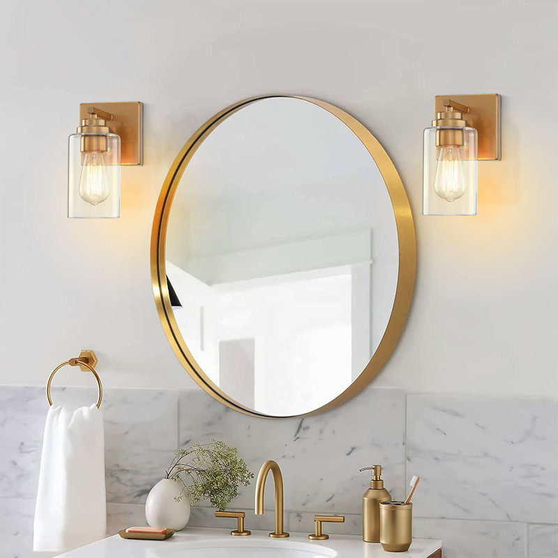 Berumen 2 - Light Dimmable Bath Sconce, Gold