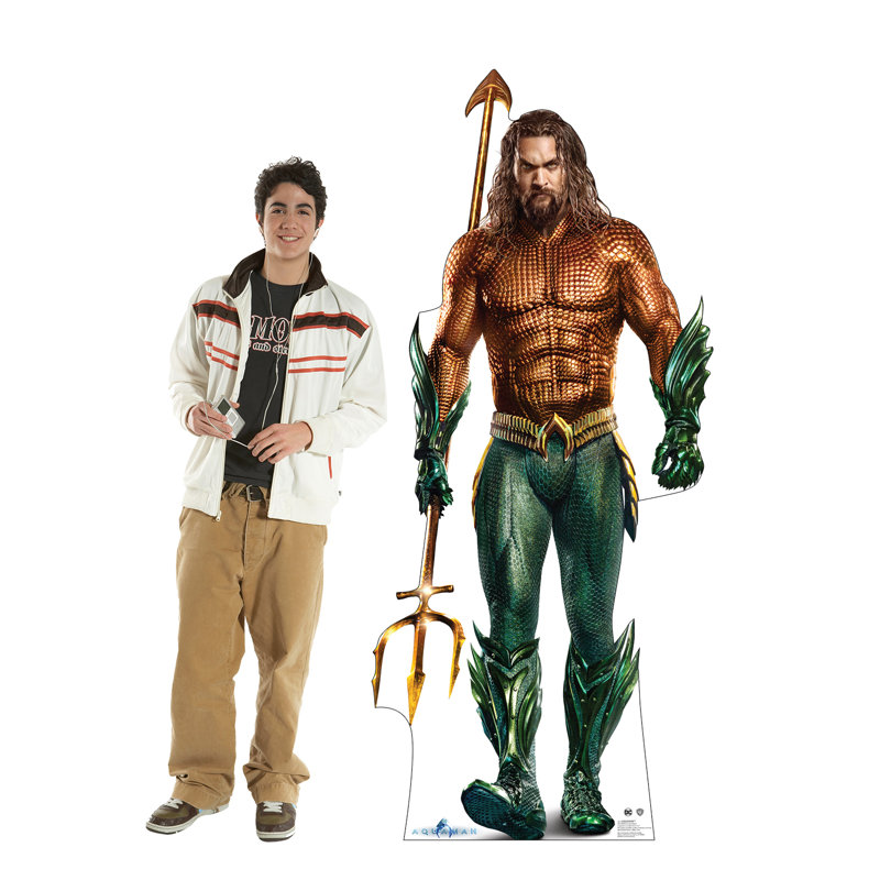 Accroche en carton aquaman