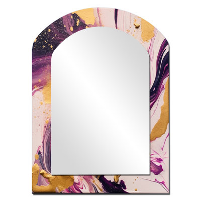 Konen - Miroir abstrait en métal