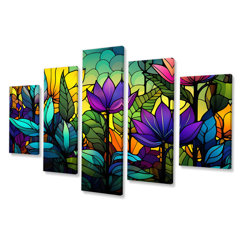 Multicolore, art mural multicolore jungle multicolore