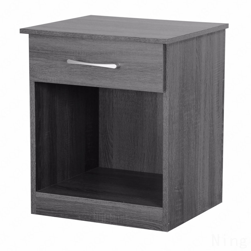 Table de chevet Basic, Gris