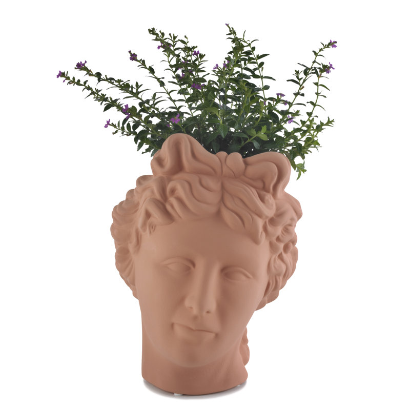 Guiditta Ceramic Vase, Brown
