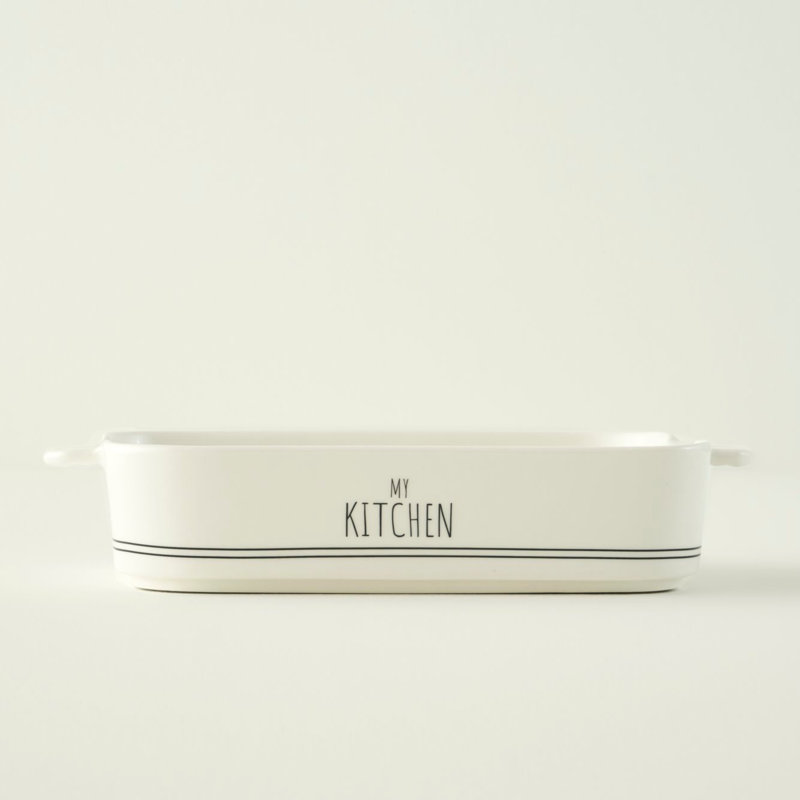 My Kitchen  Porcelain Baking Dish, 12" x 7"