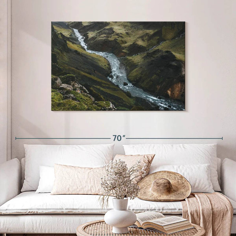 Alvord Iceland River, 30" H x 45" W