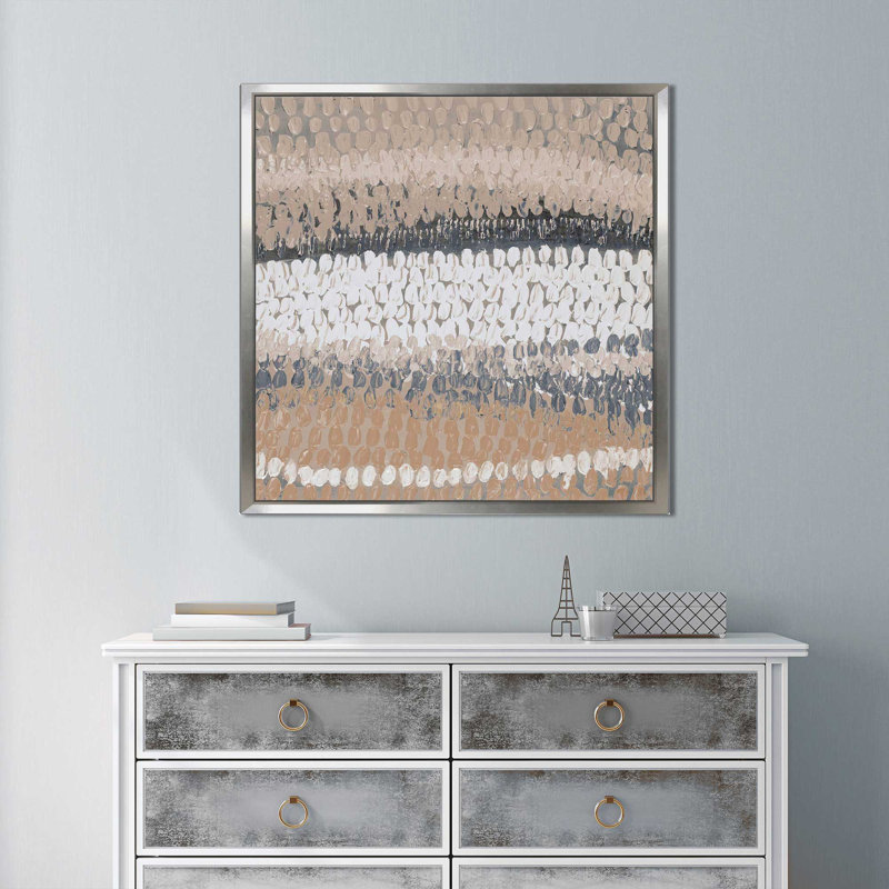 « modern harvest abstract ii », reproduction de peinture à l’acrylique sur toile, H 21,5 po x l 21,5 po x P 2 po