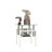 Glass Tea Table Coffee Table End Table, Square Table for Living Room-1769740437-1769852151